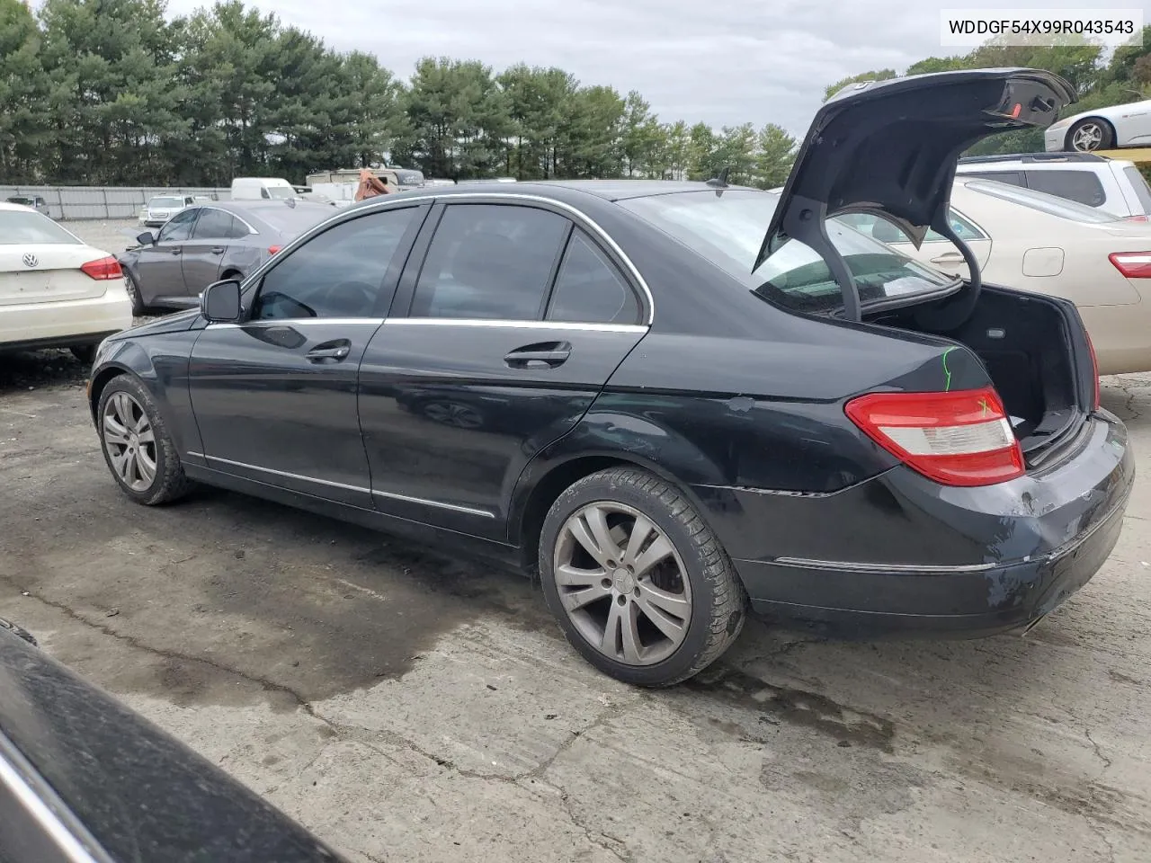 2009 Mercedes-Benz C 300 VIN: WDDGF54X99R043543 Lot: 72921834