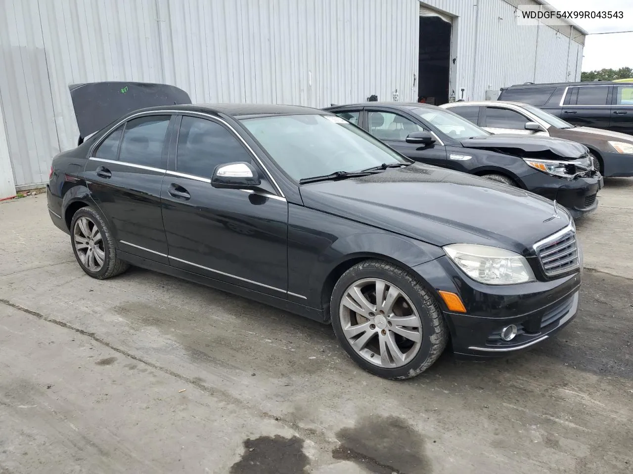 2009 Mercedes-Benz C 300 VIN: WDDGF54X99R043543 Lot: 72921834