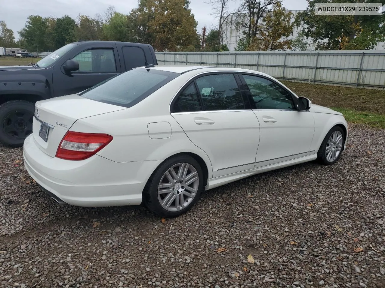 2009 Mercedes-Benz C 300 4Matic VIN: WDDGF81X29F239525 Lot: 74089474