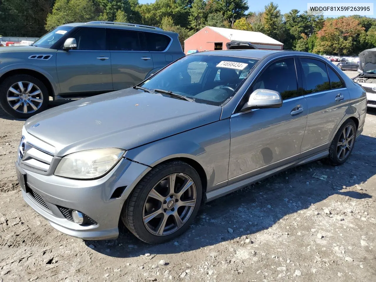 2009 Mercedes-Benz C 300 4Matic VIN: WDDGF81X59F263995 Lot: 74698434