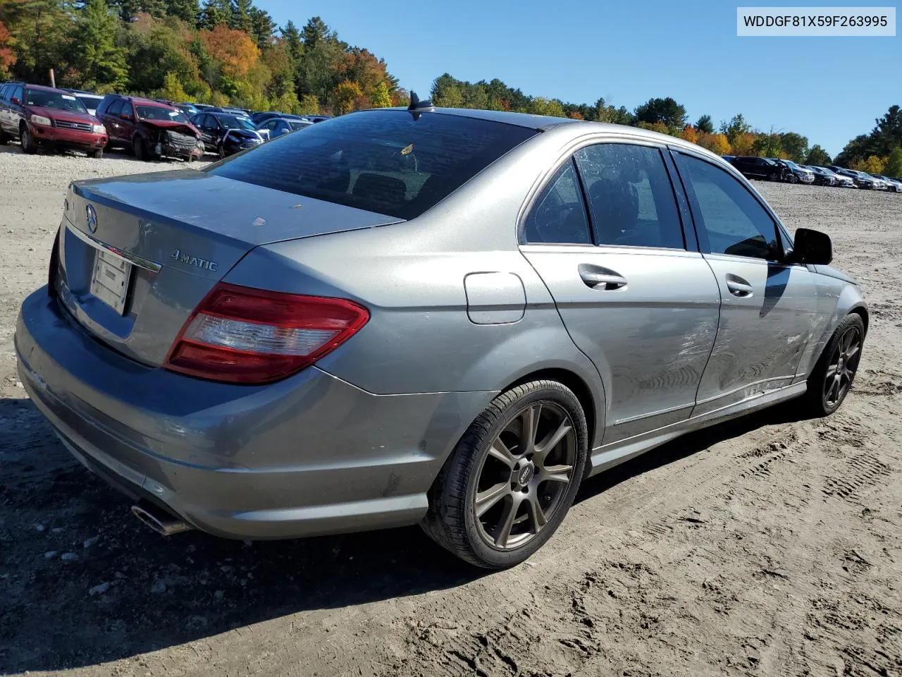 2009 Mercedes-Benz C 300 4Matic VIN: WDDGF81X59F263995 Lot: 74698434