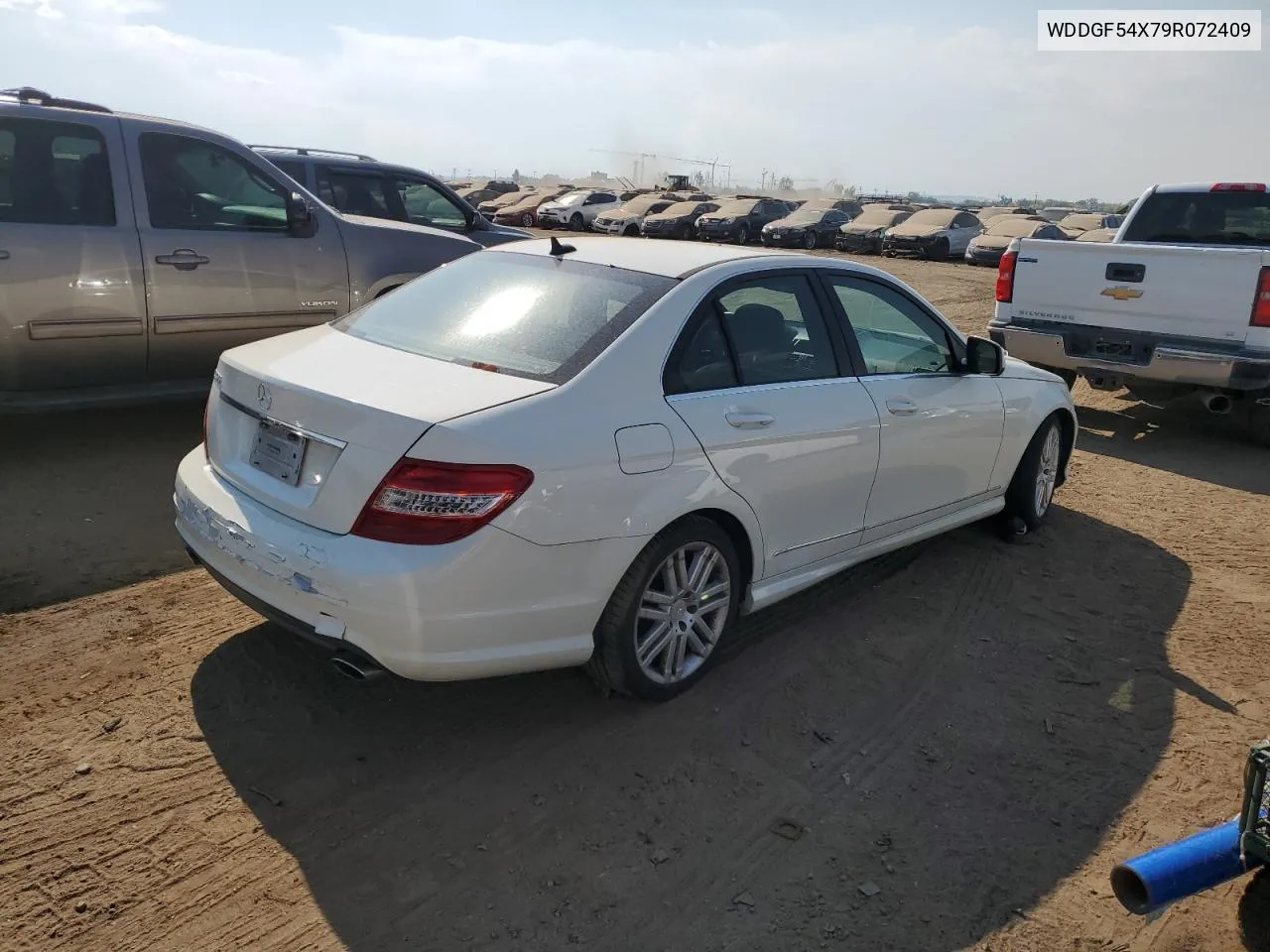 2009 Mercedes-Benz C 300 VIN: WDDGF54X79R072409 Lot: 74974184