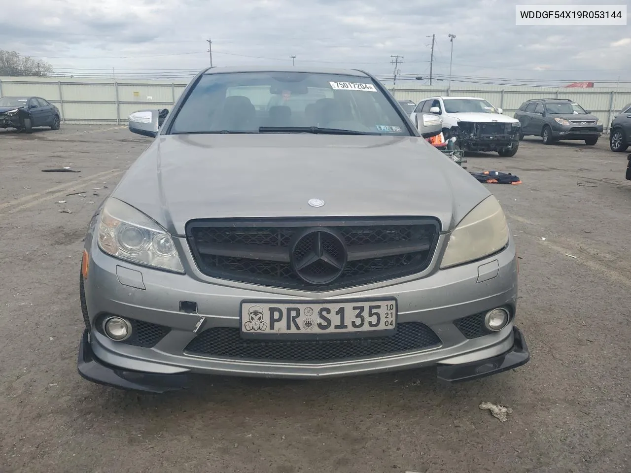 2009 Mercedes-Benz C 300 VIN: WDDGF54X19R053144 Lot: 75017204