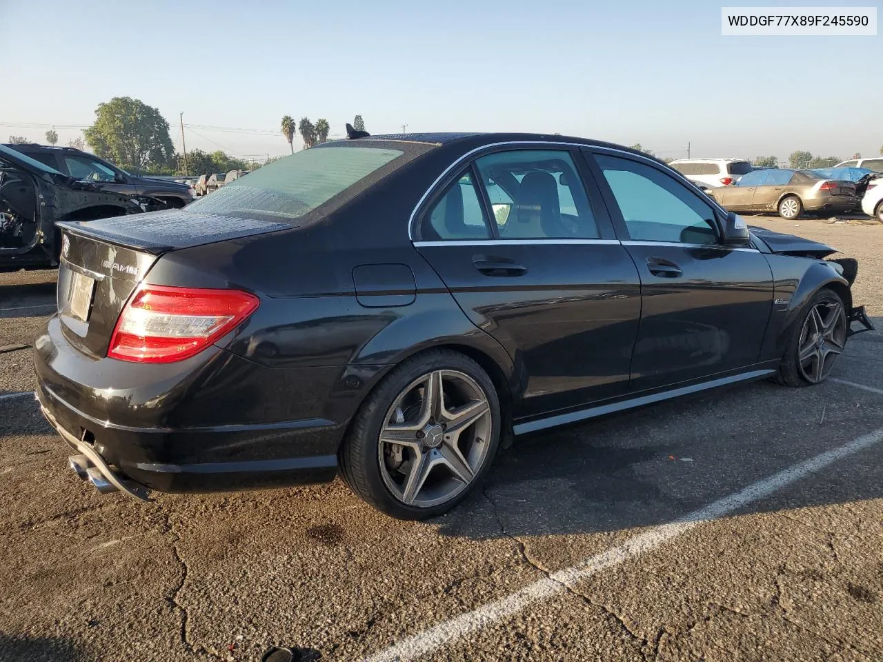 2009 Mercedes-Benz C 63 Amg VIN: WDDGF77X89F245590 Lot: 75036764