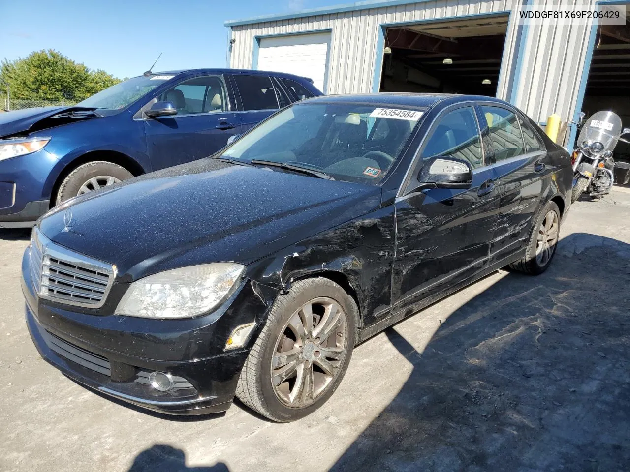 2009 Mercedes-Benz C 300 4Matic VIN: WDDGF81X69F206429 Lot: 75354584