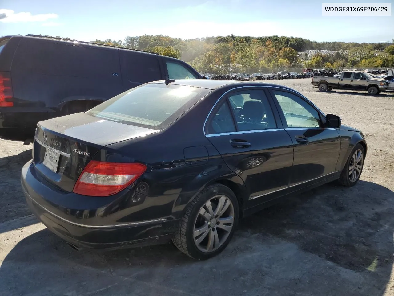 2009 Mercedes-Benz C 300 4Matic VIN: WDDGF81X69F206429 Lot: 75354584