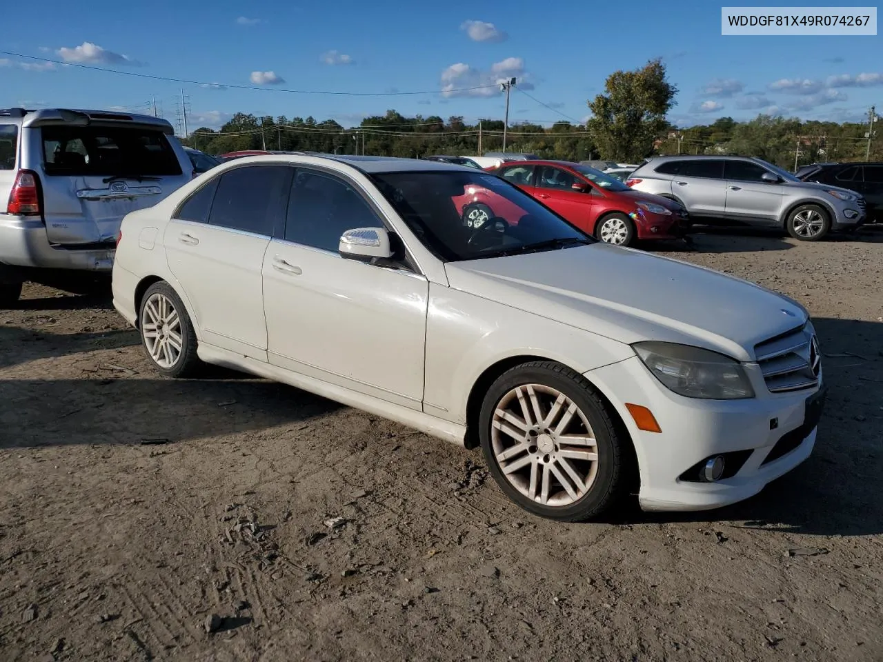 2009 Mercedes-Benz C 300 4Matic VIN: WDDGF81X49R074267 Lot: 75797784