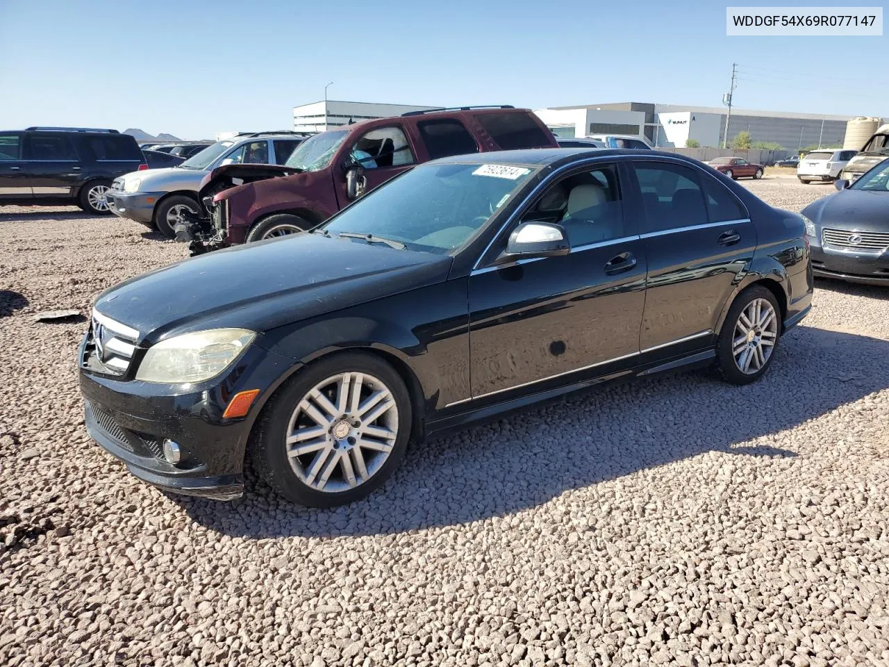 2009 Mercedes-Benz C 300 VIN: WDDGF54X69R077147 Lot: 75923614