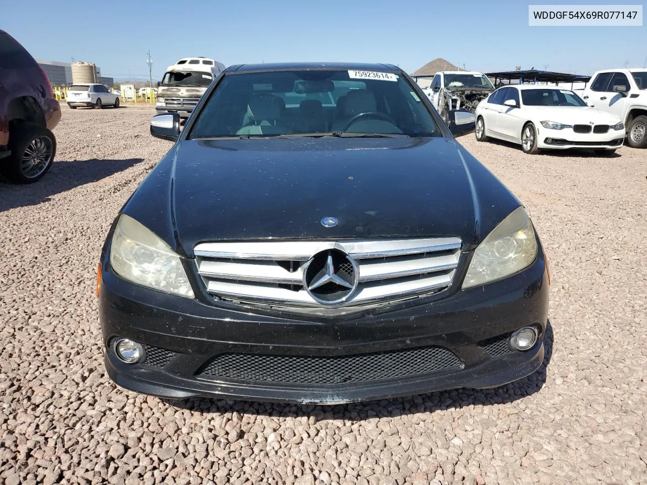 2009 Mercedes-Benz C 300 VIN: WDDGF54X69R077147 Lot: 75923614