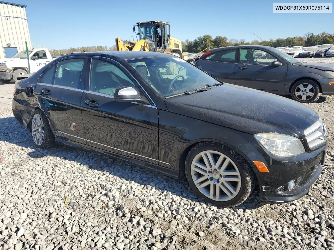 2009 Mercedes-Benz C 300 4Matic VIN: WDDGF81X69R075114 Lot: 76135364