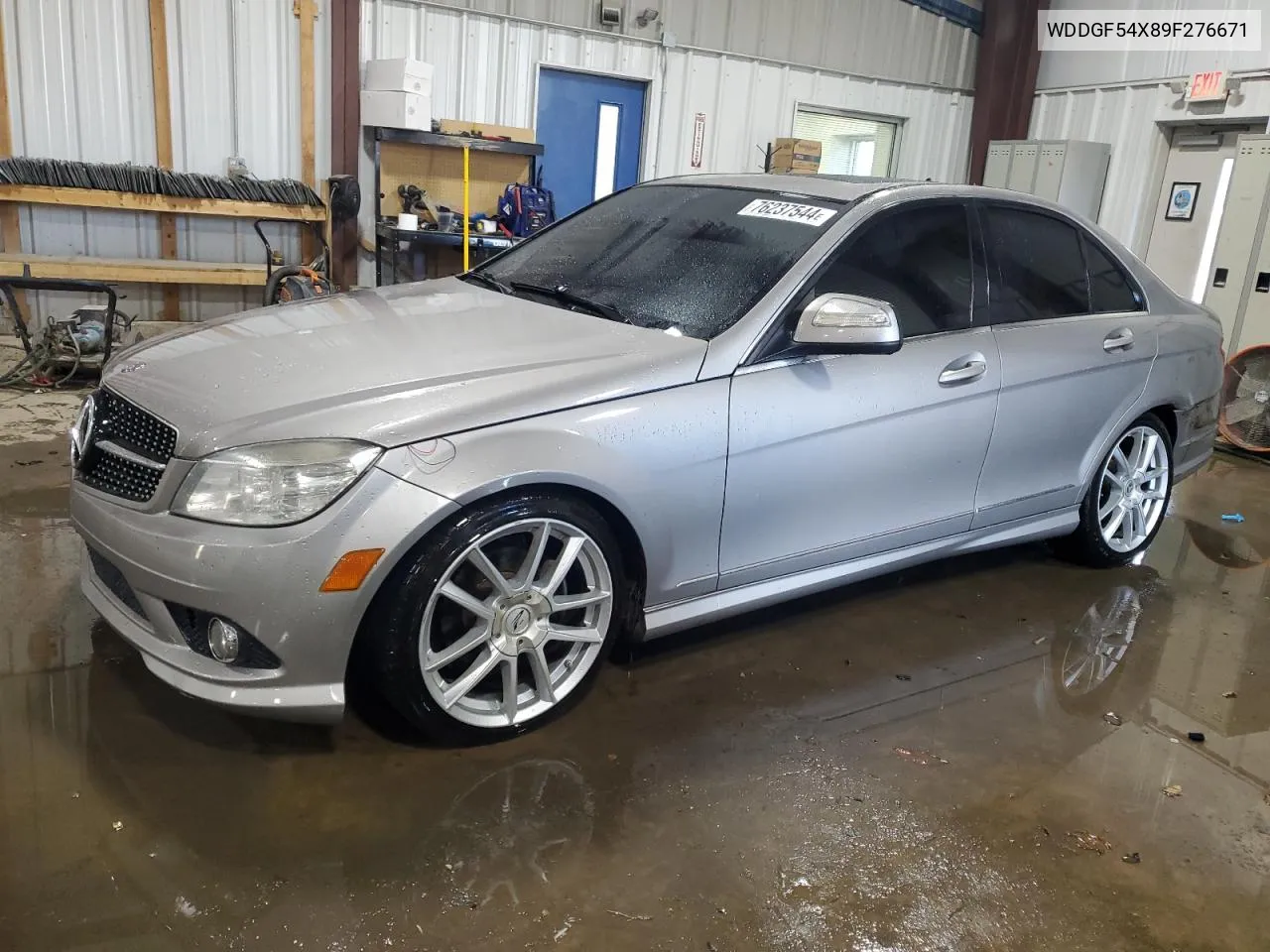 2009 Mercedes-Benz C 300 VIN: WDDGF54X89F276671 Lot: 76237544