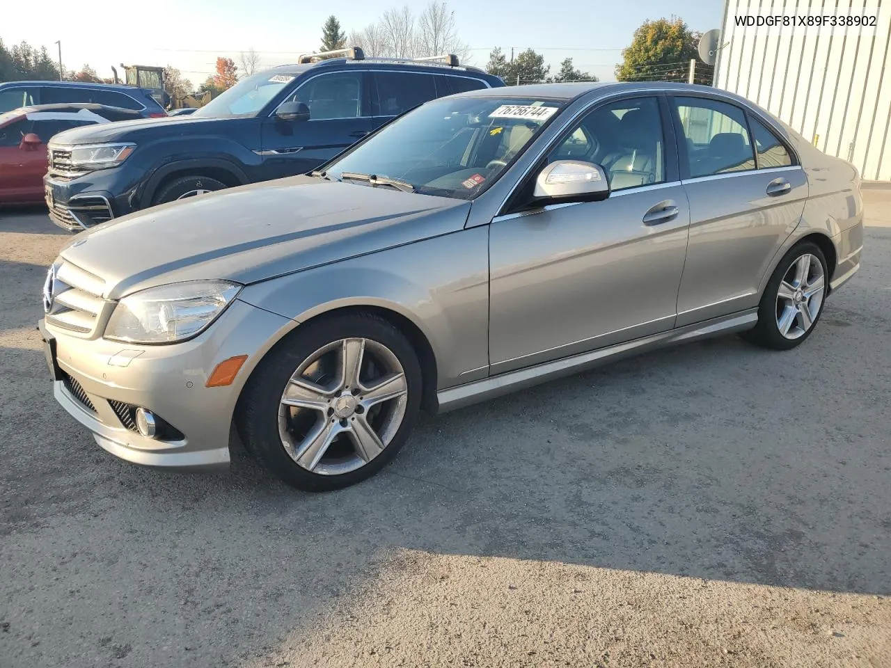 2009 Mercedes-Benz C 300 4Matic VIN: WDDGF81X89F338902 Lot: 76756744