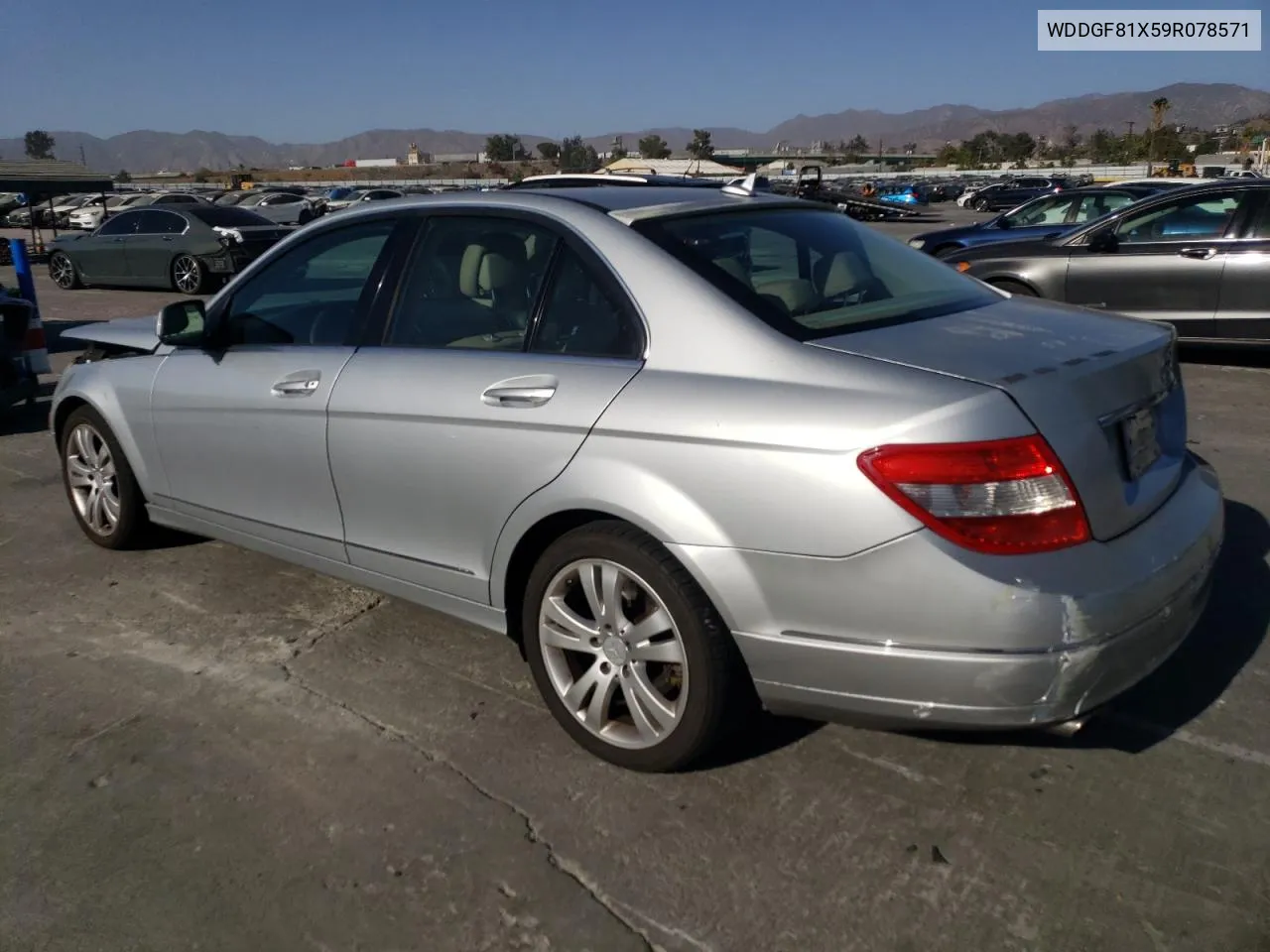 2009 Mercedes-Benz C 300 4Matic VIN: WDDGF81X59R078571 Lot: 76802544