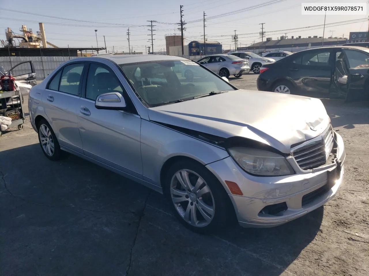 2009 Mercedes-Benz C 300 4Matic VIN: WDDGF81X59R078571 Lot: 76802544