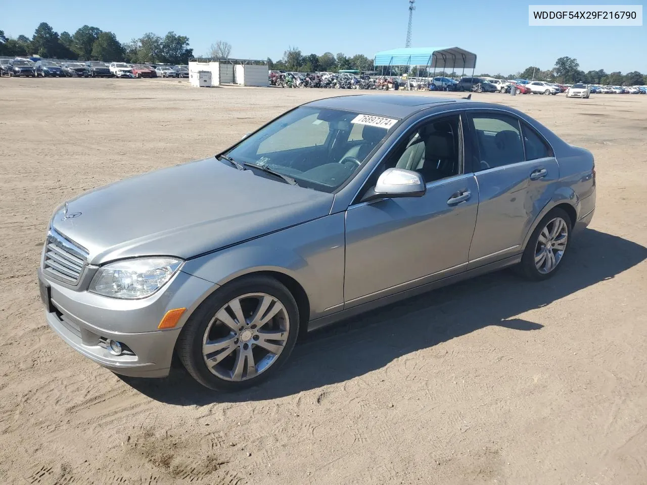 2009 Mercedes-Benz C 300 VIN: WDDGF54X29F216790 Lot: 76897374