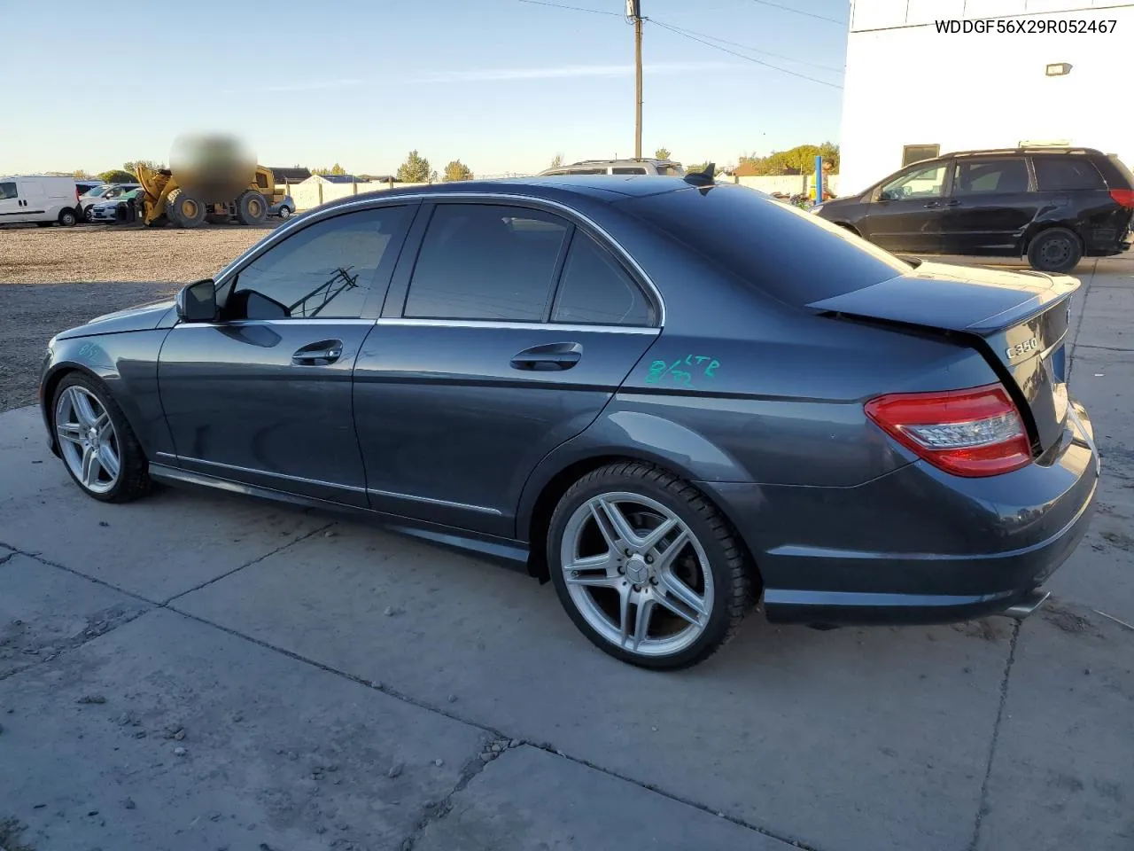 2009 Mercedes-Benz C 350 VIN: WDDGF56X29R052467 Lot: 77167454