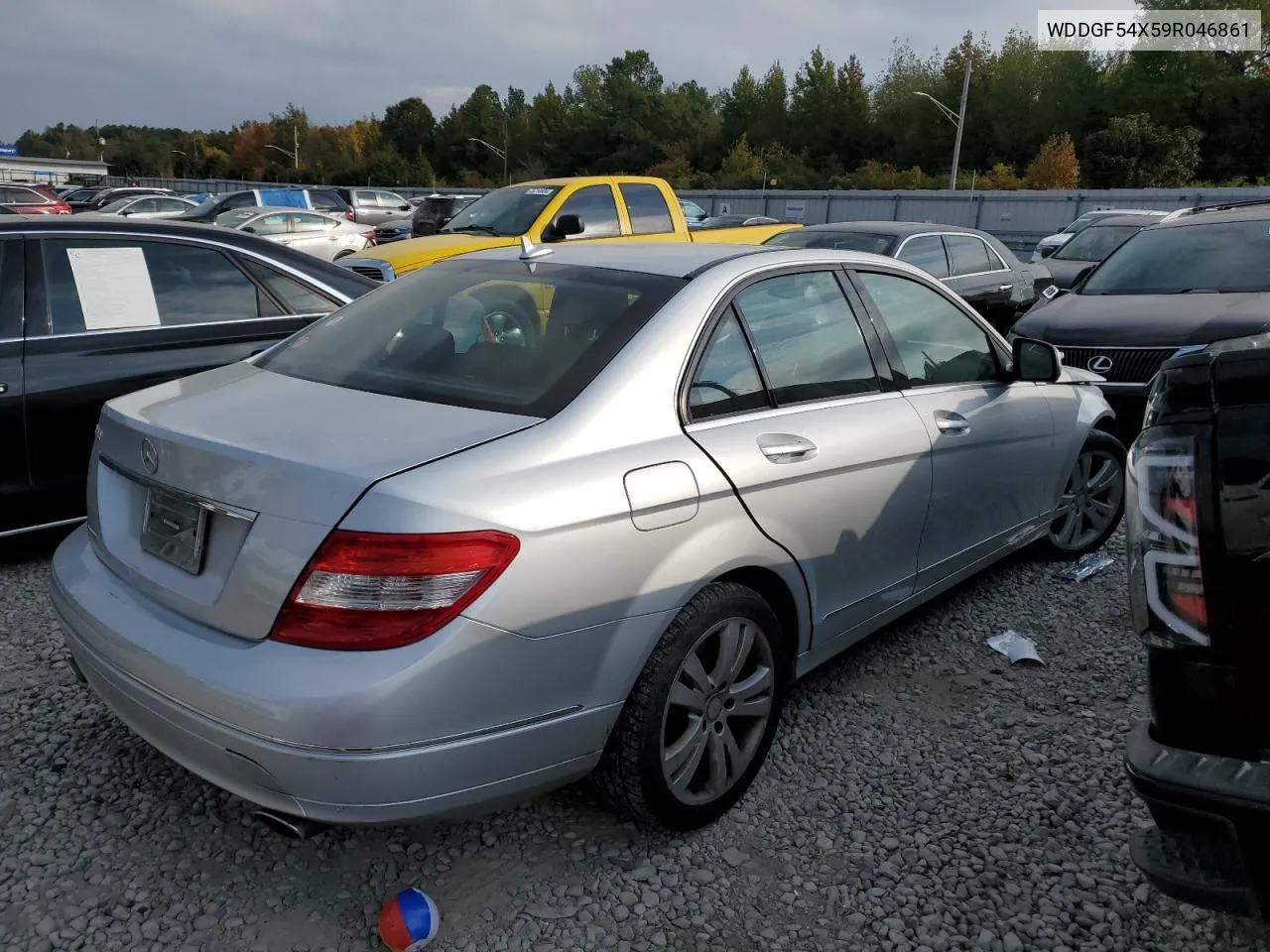 2009 Mercedes-Benz C 300 VIN: WDDGF54X59R046861 Lot: 77209754