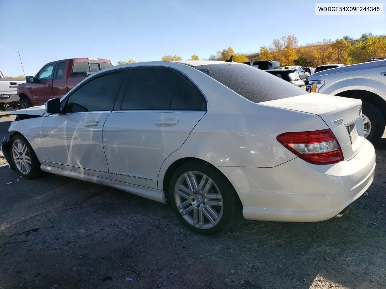 2009 Mercedes-Benz C 300 VIN: WDDGF54X09F244345 Lot: 77633144