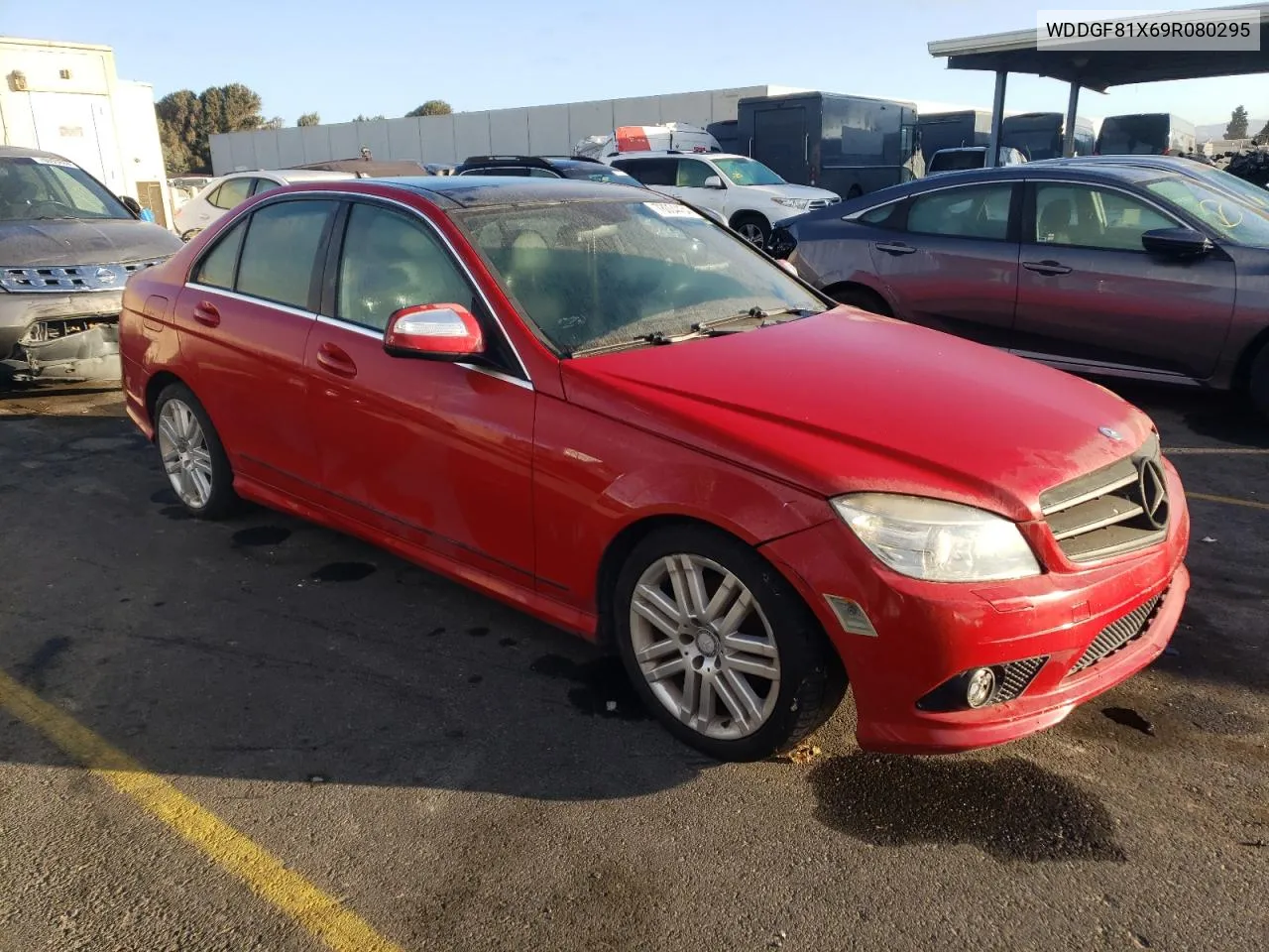 2009 Mercedes-Benz C 300 4Matic VIN: WDDGF81X69R080295 Lot: 78004434