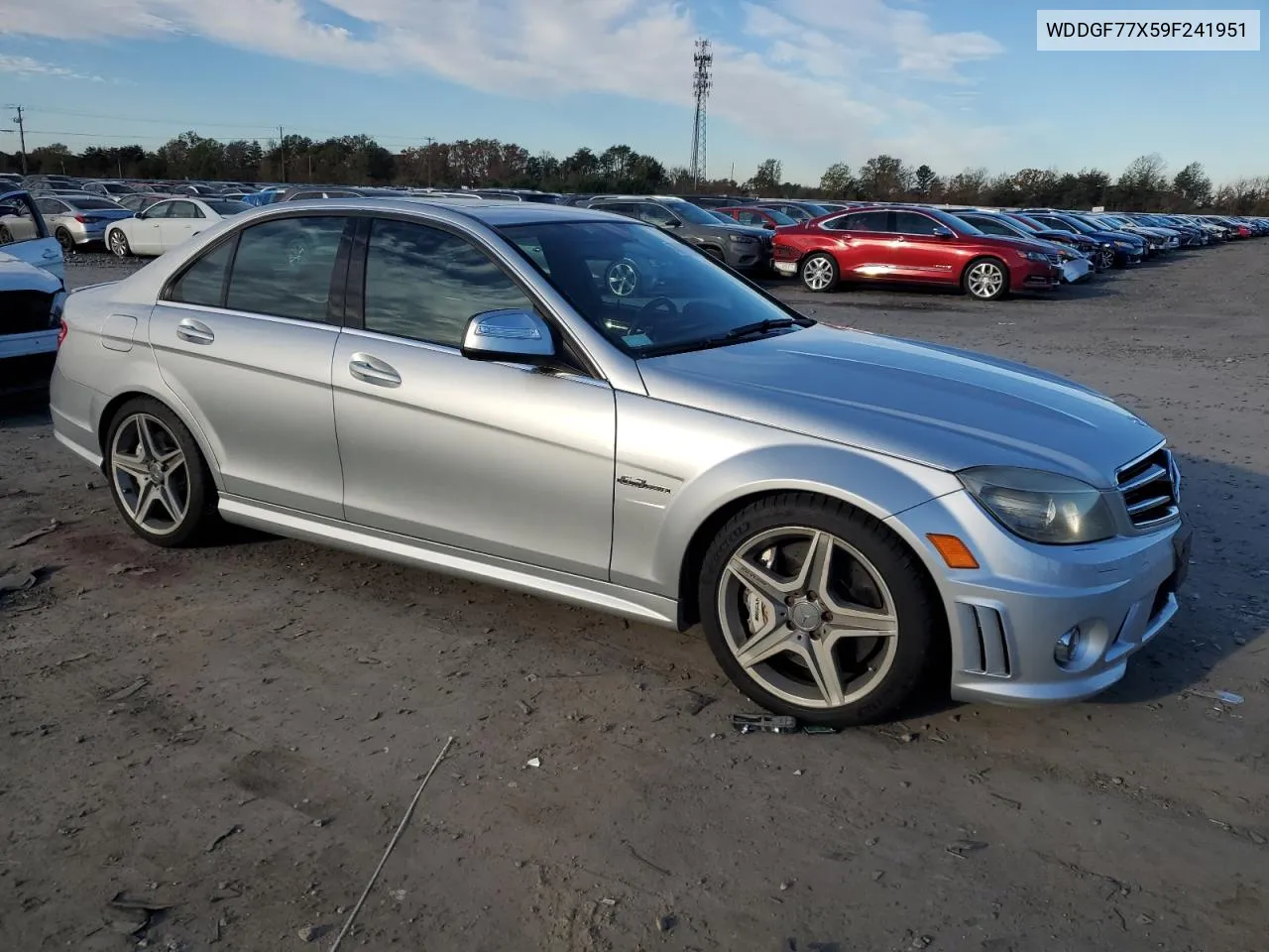 2009 Mercedes-Benz C 63 Amg VIN: WDDGF77X59F241951 Lot: 78033634