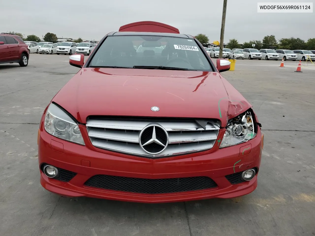 2009 Mercedes-Benz C 350 VIN: WDDGF56X69R061124 Lot: 78284964