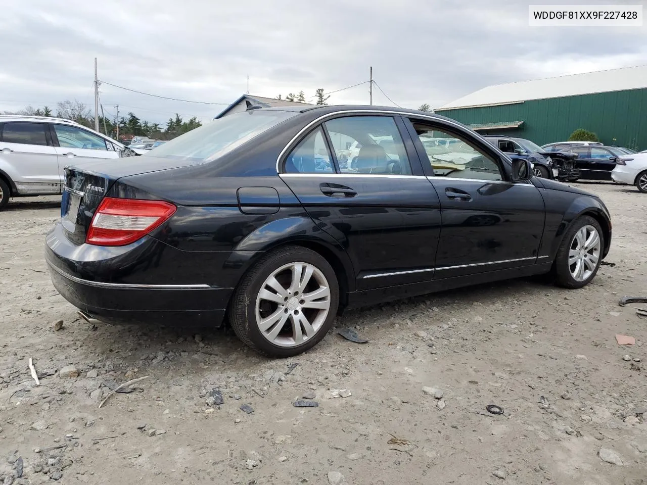 2009 Mercedes-Benz C 300 4Matic VIN: WDDGF81XX9F227428 Lot: 79663784