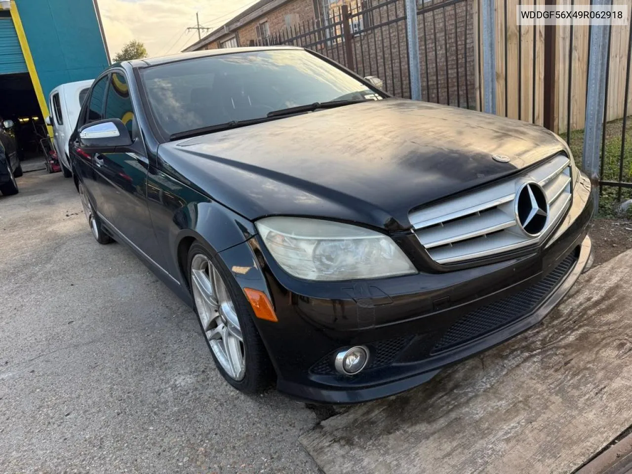 2009 Mercedes-Benz C 350 VIN: WDDGF56X49R062918 Lot: 79704334