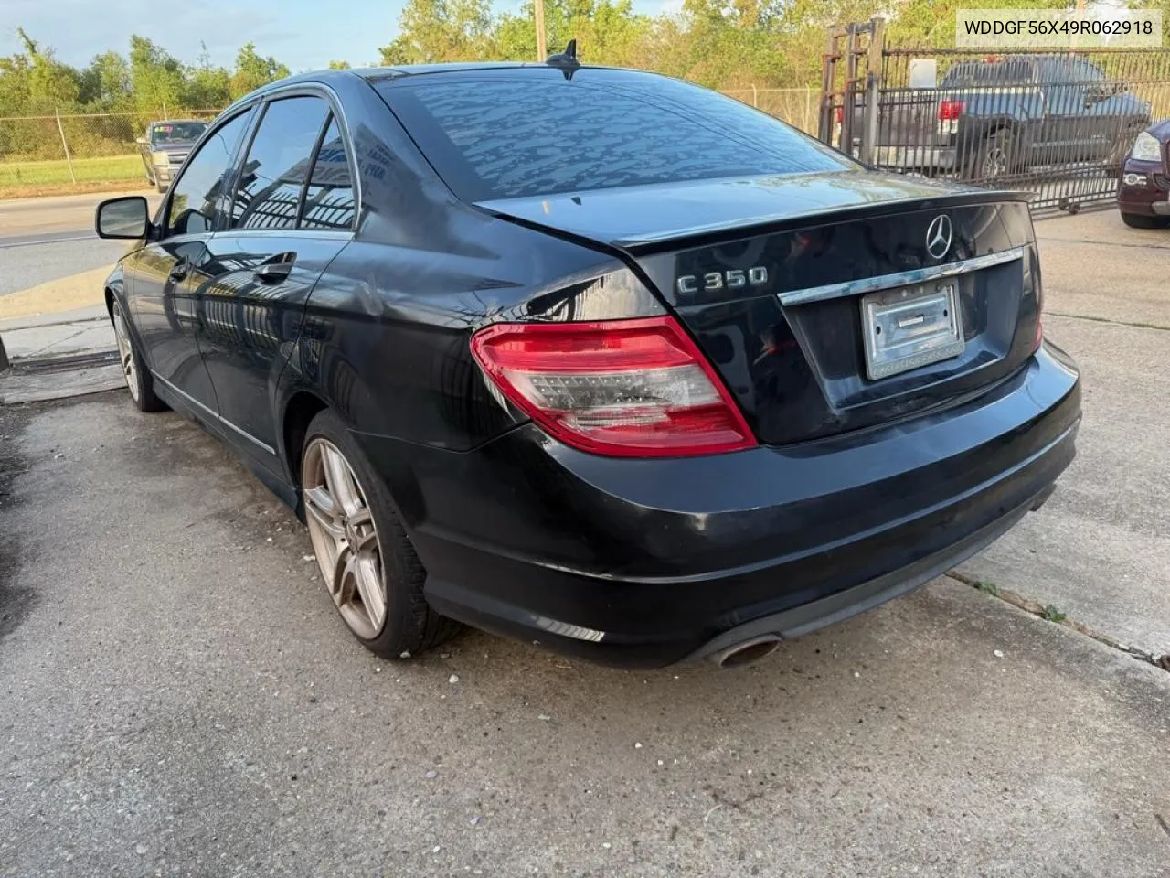 2009 Mercedes-Benz C 350 VIN: WDDGF56X49R062918 Lot: 79704334