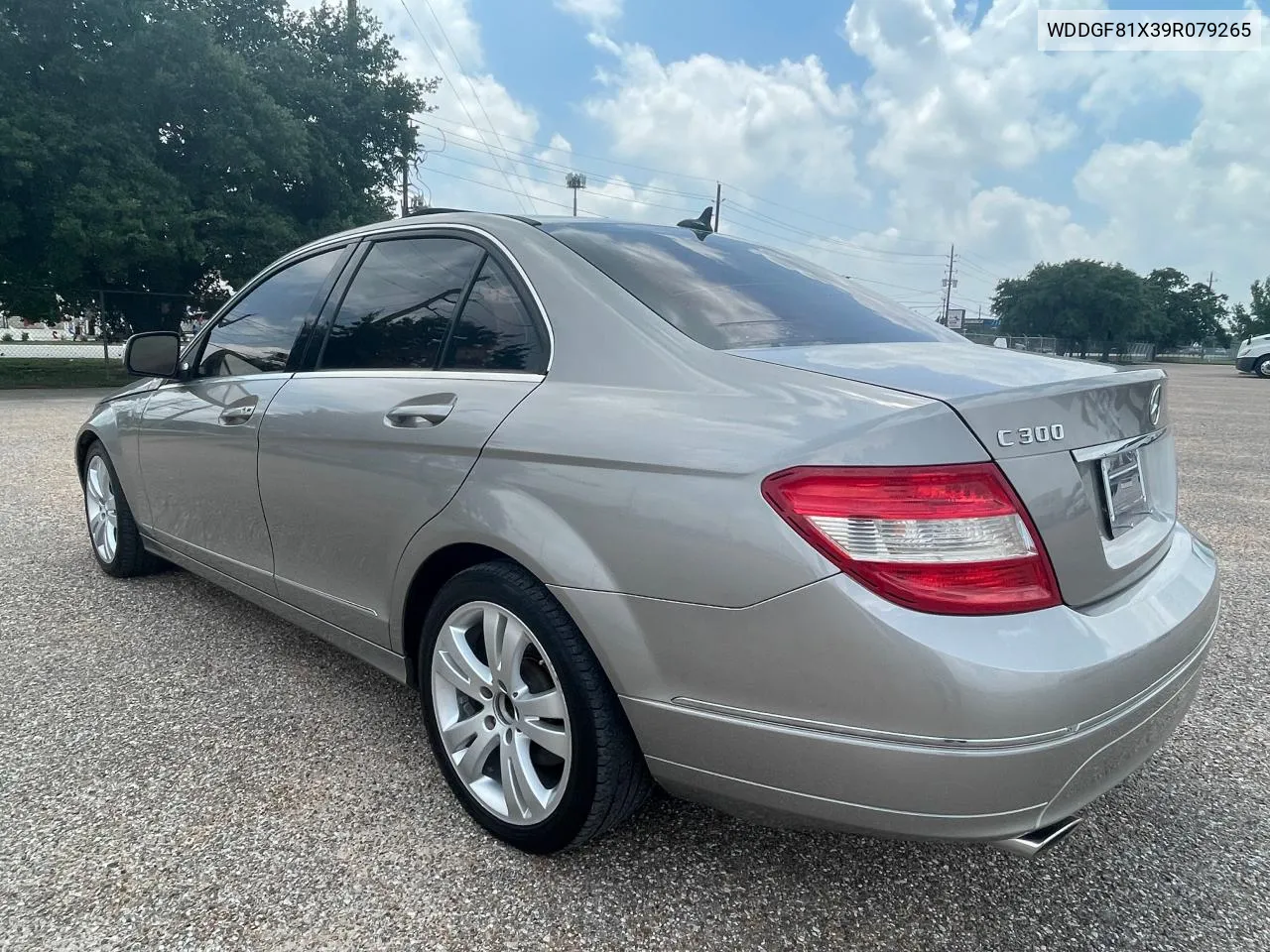 2009 Mercedes-Benz C 300 4Matic VIN: WDDGF81X39R079265 Lot: 80353814