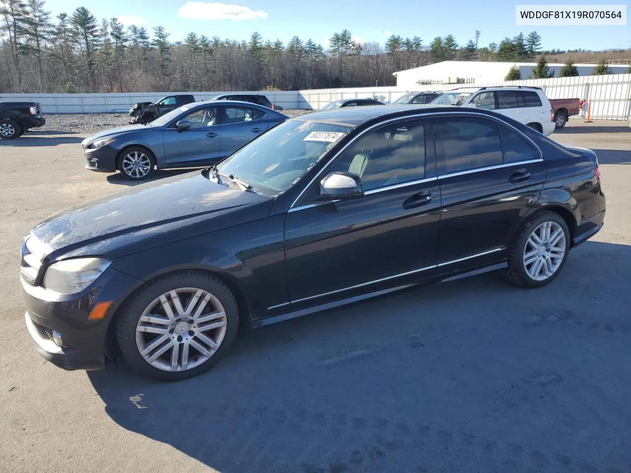 2009 Mercedes-Benz C 300 4Matic VIN: WDDGF81X19R070564 Lot: 80377874