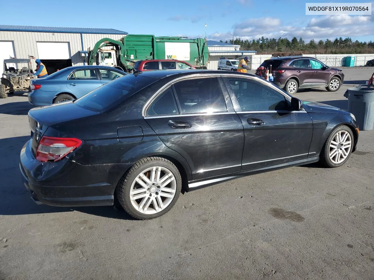 2009 Mercedes-Benz C 300 4Matic VIN: WDDGF81X19R070564 Lot: 80377874