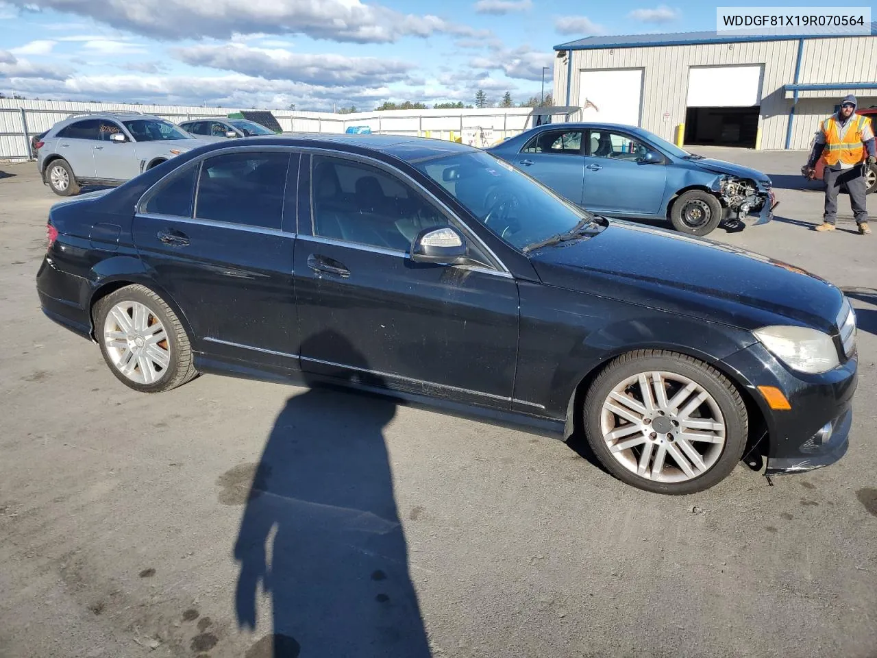 2009 Mercedes-Benz C 300 4Matic VIN: WDDGF81X19R070564 Lot: 80377874