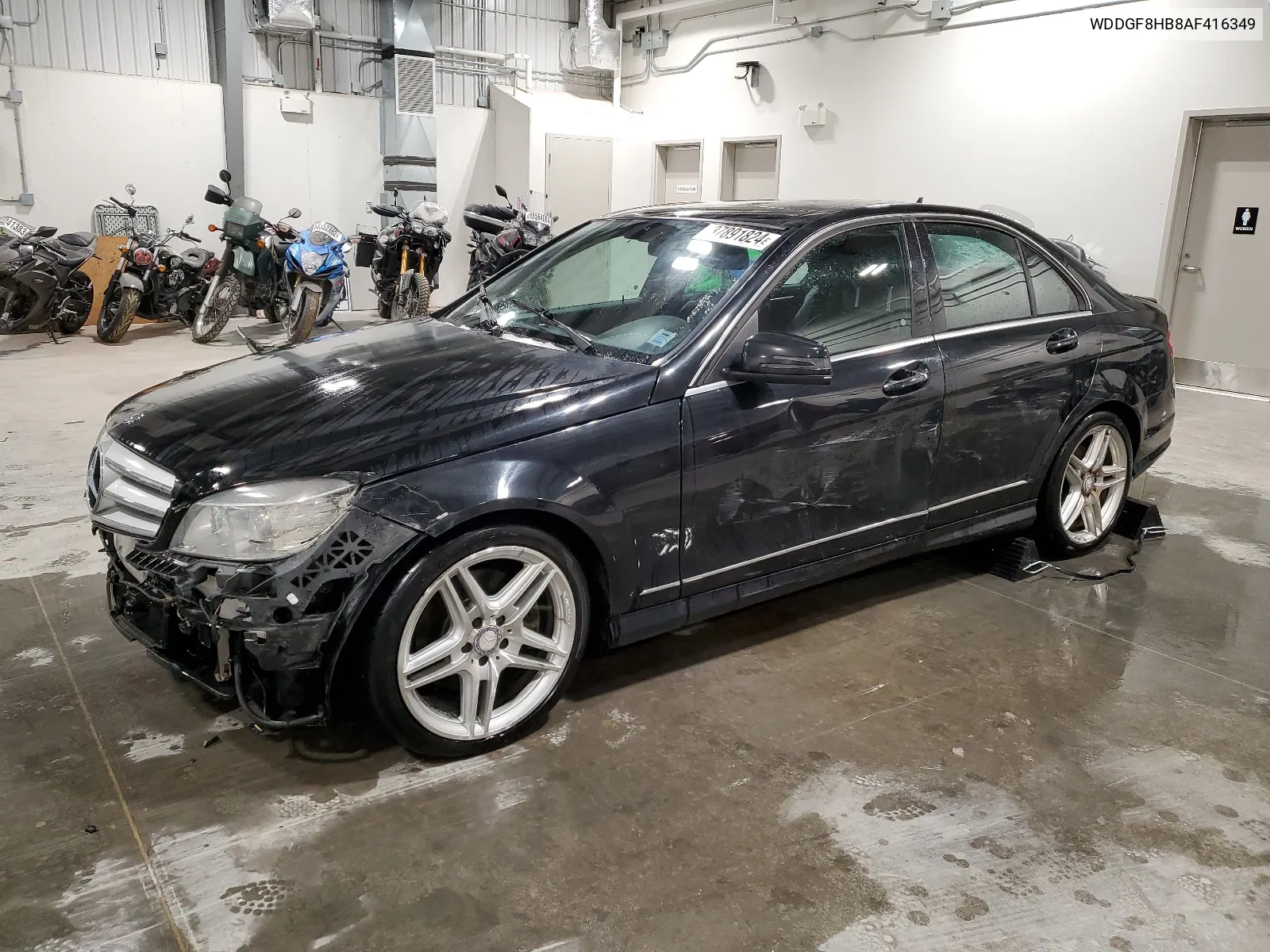 2010 Mercedes-Benz C 350 4Matic VIN: WDDGF8HB8AF416349 Lot: 37891824