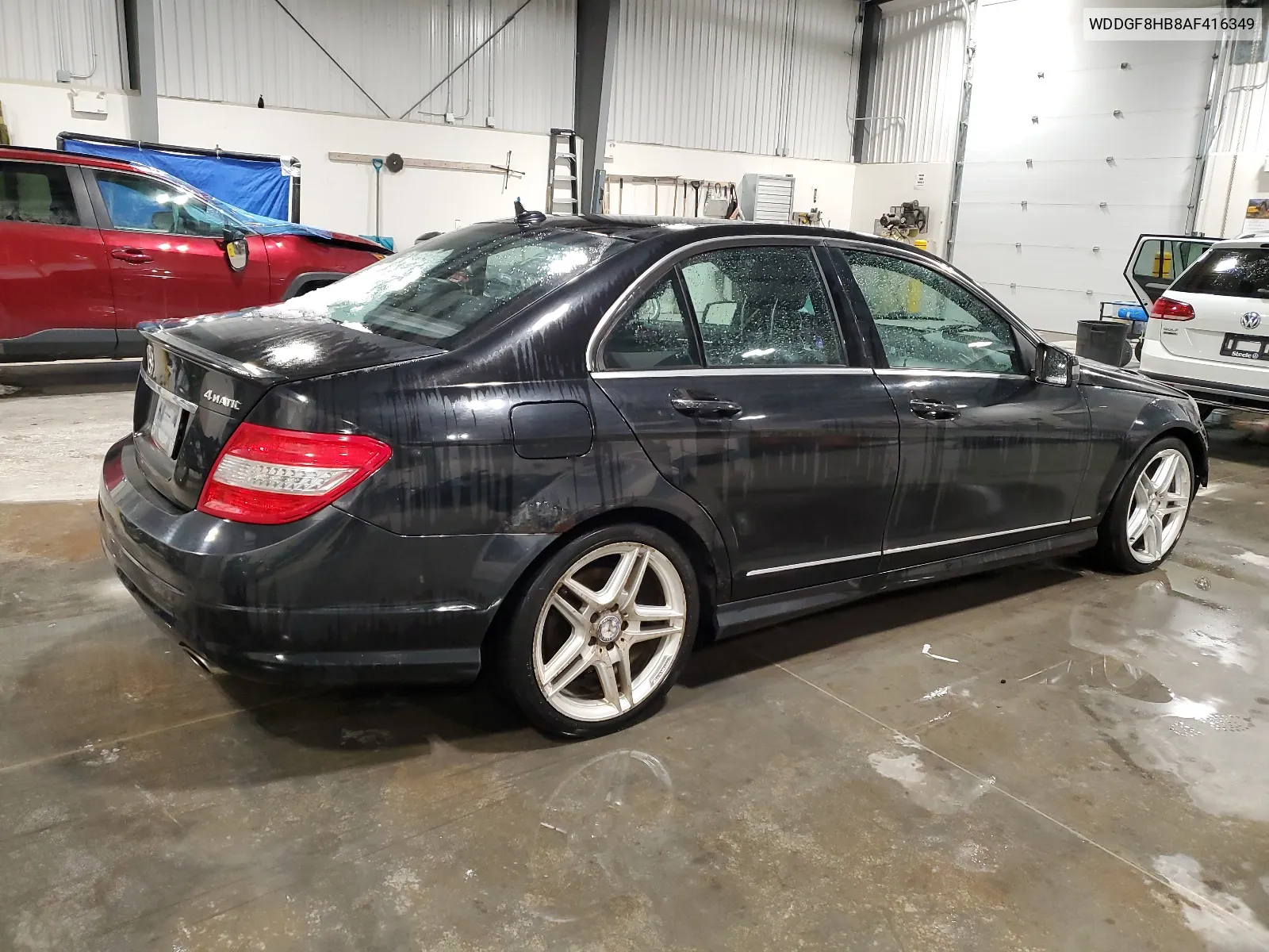 2010 Mercedes-Benz C 350 4Matic VIN: WDDGF8HB8AF416349 Lot: 37891824