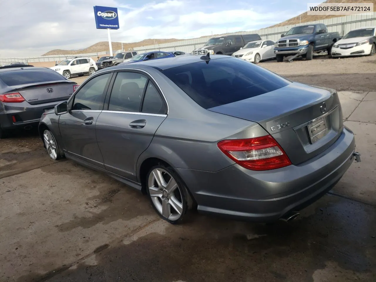 2010 Mercedes-Benz C 300 VIN: WDDGF5EB7AF472124 Lot: 54729734