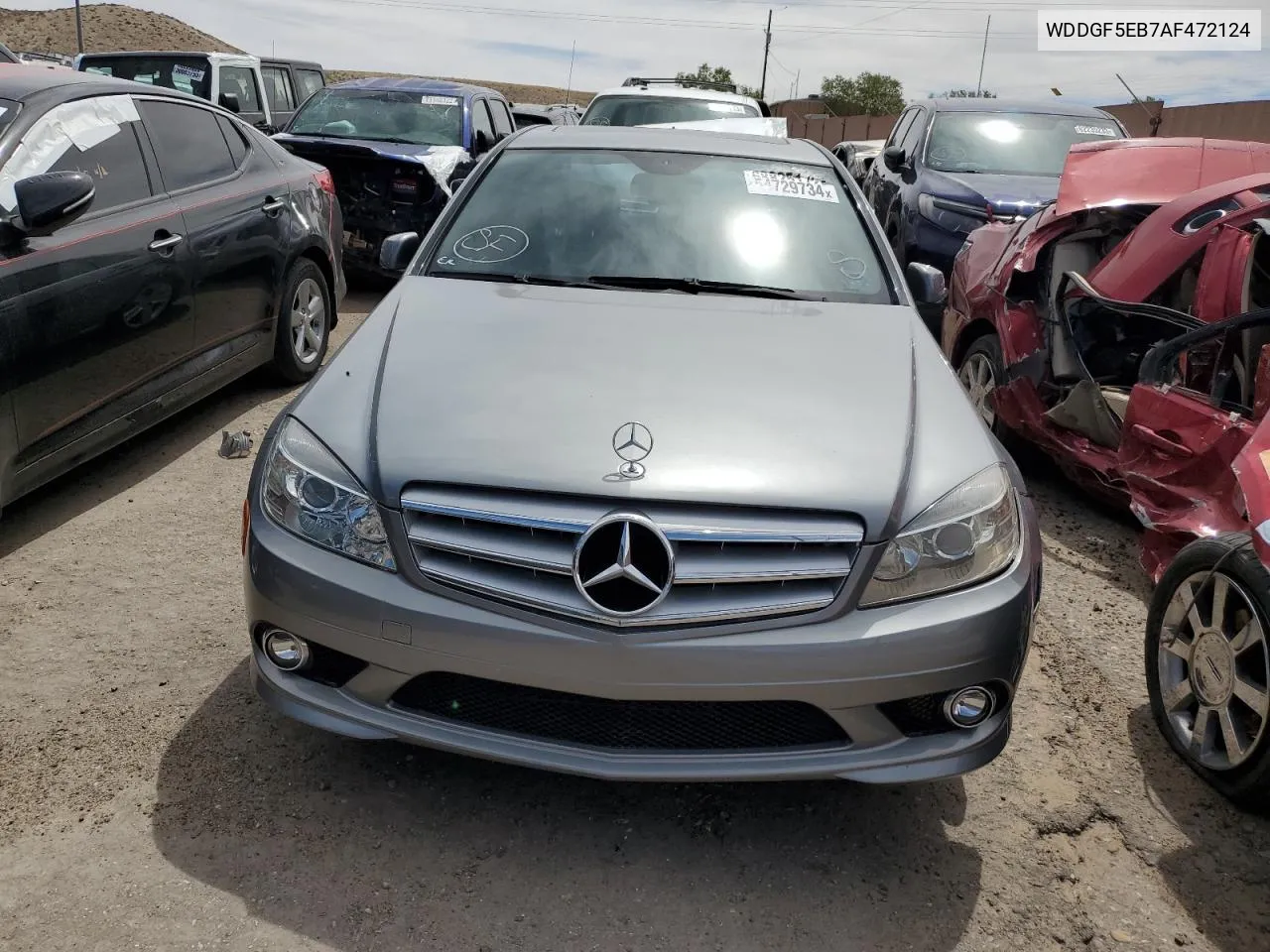 2010 Mercedes-Benz C 300 VIN: WDDGF5EB7AF472124 Lot: 54729734