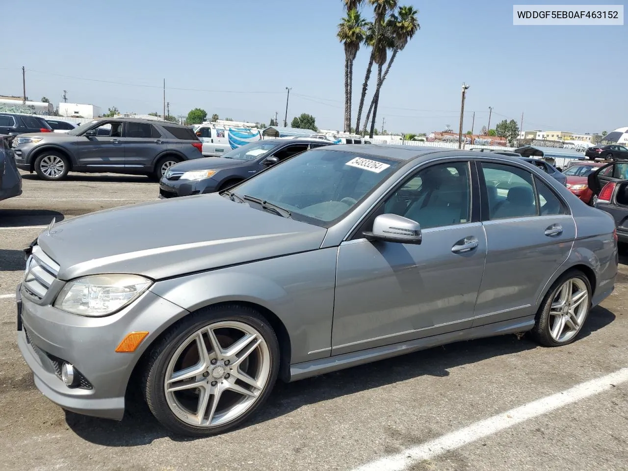 2010 Mercedes-Benz C 300 VIN: WDDGF5EB0AF463152 Lot: 54833264