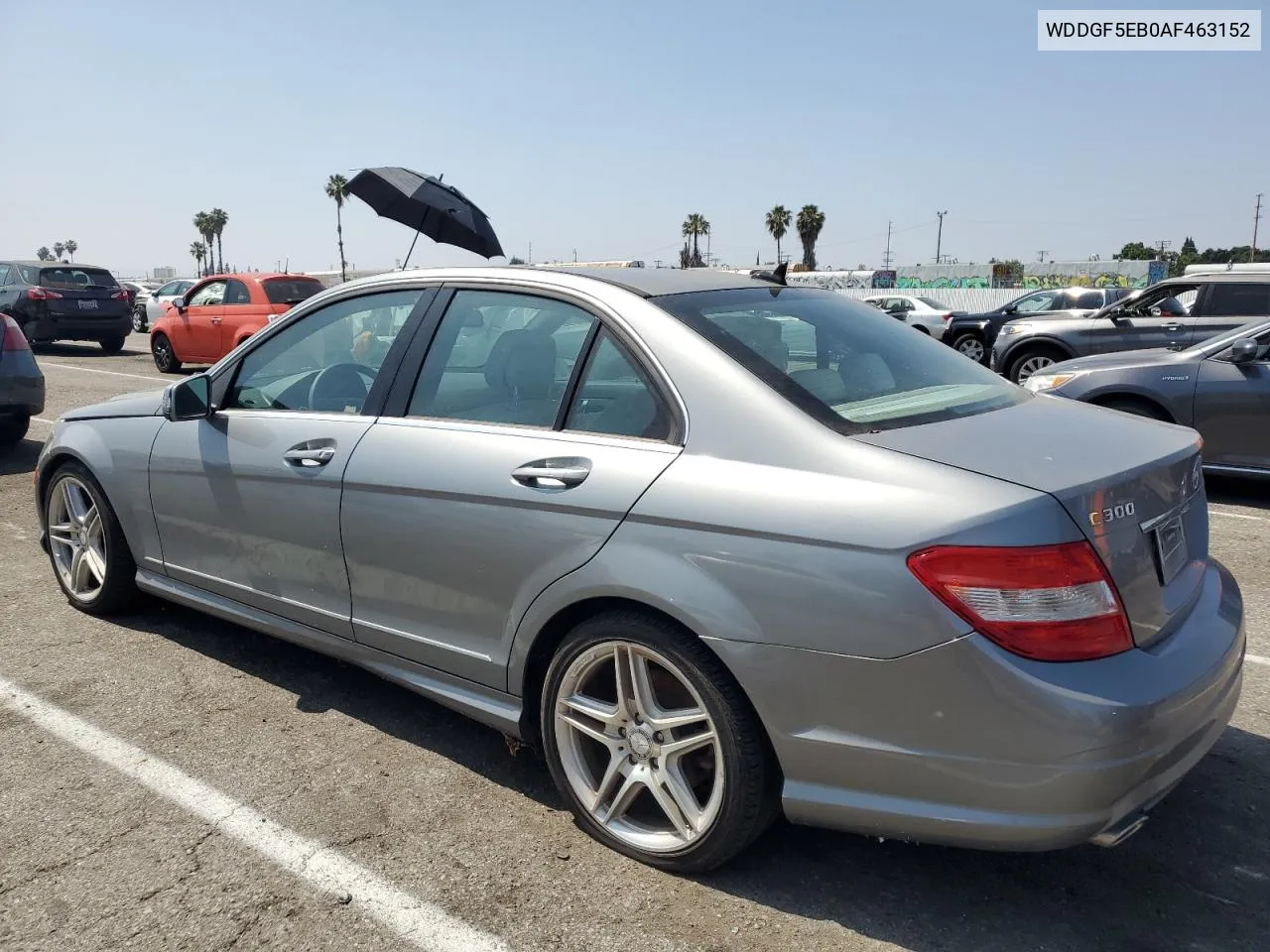 2010 Mercedes-Benz C 300 VIN: WDDGF5EB0AF463152 Lot: 54833264