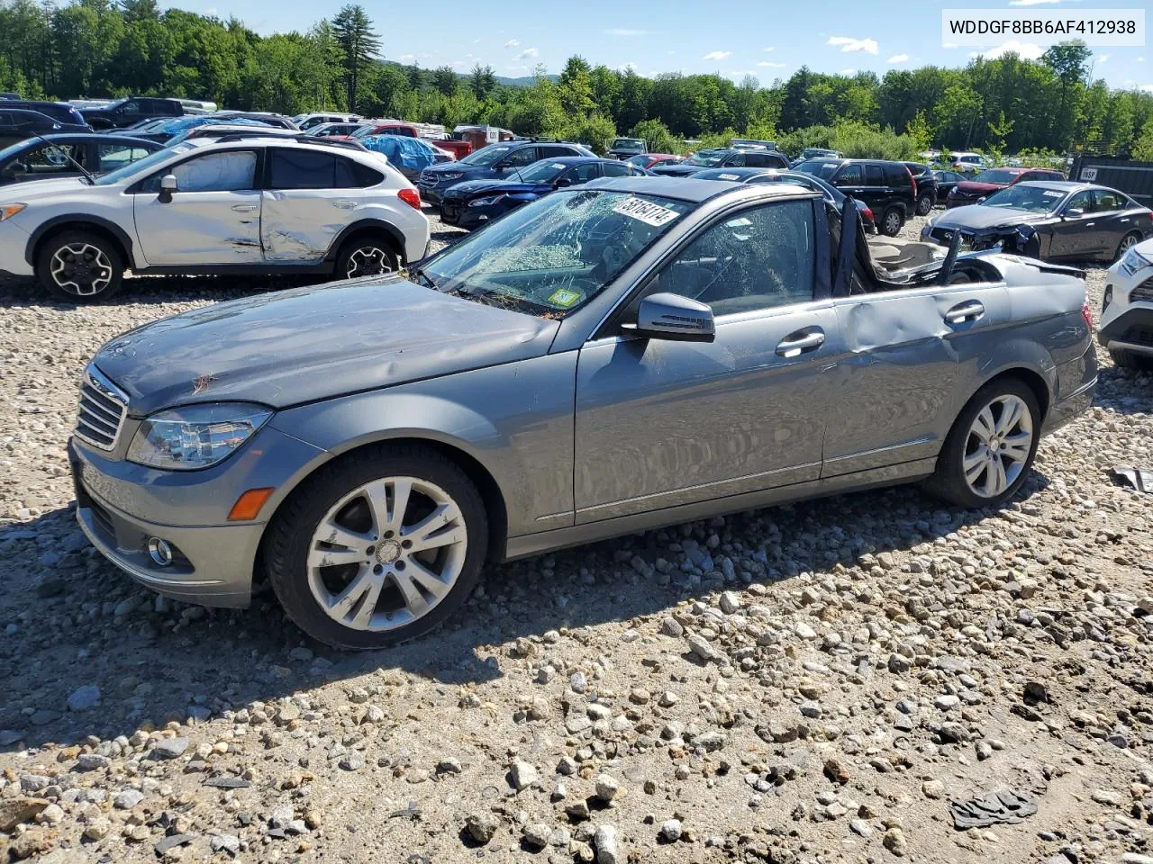 2010 Mercedes-Benz C 300 4Matic VIN: WDDGF8BB6AF412938 Lot: 58164174