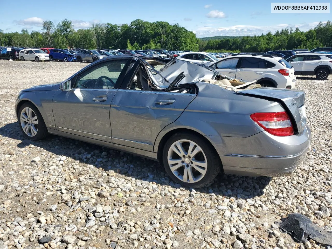 2010 Mercedes-Benz C 300 4Matic VIN: WDDGF8BB6AF412938 Lot: 58164174