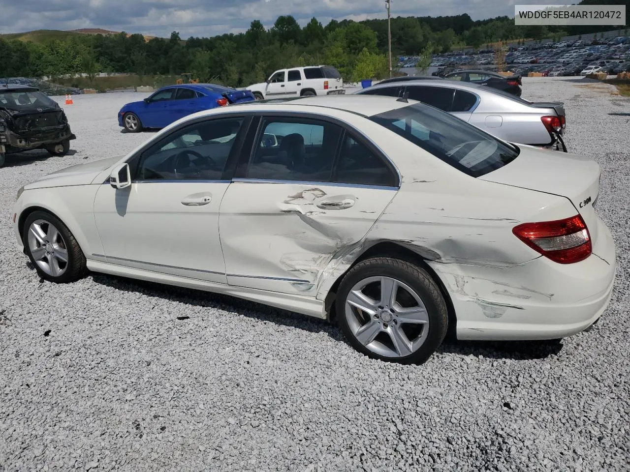 2010 Mercedes-Benz C 300 VIN: WDDGF5EB4AR120472 Lot: 62002974