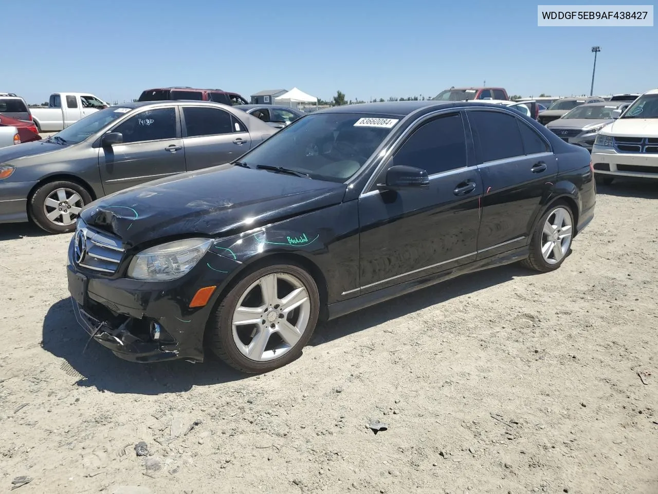 2010 Mercedes-Benz C 300 VIN: WDDGF5EB9AF438427 Lot: 63660084