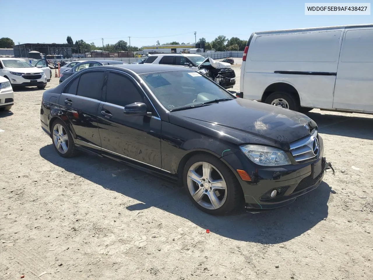 2010 Mercedes-Benz C 300 VIN: WDDGF5EB9AF438427 Lot: 63660084