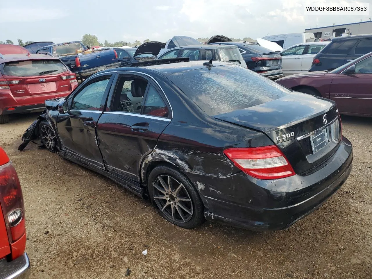 2010 Mercedes-Benz C 300 4Matic VIN: WDDGF8BB8AR087353 Lot: 65402554