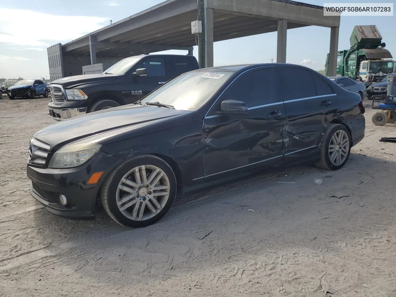 2010 Mercedes-Benz C 350 VIN: WDDGF5GB6AR107283 Lot: 67701814