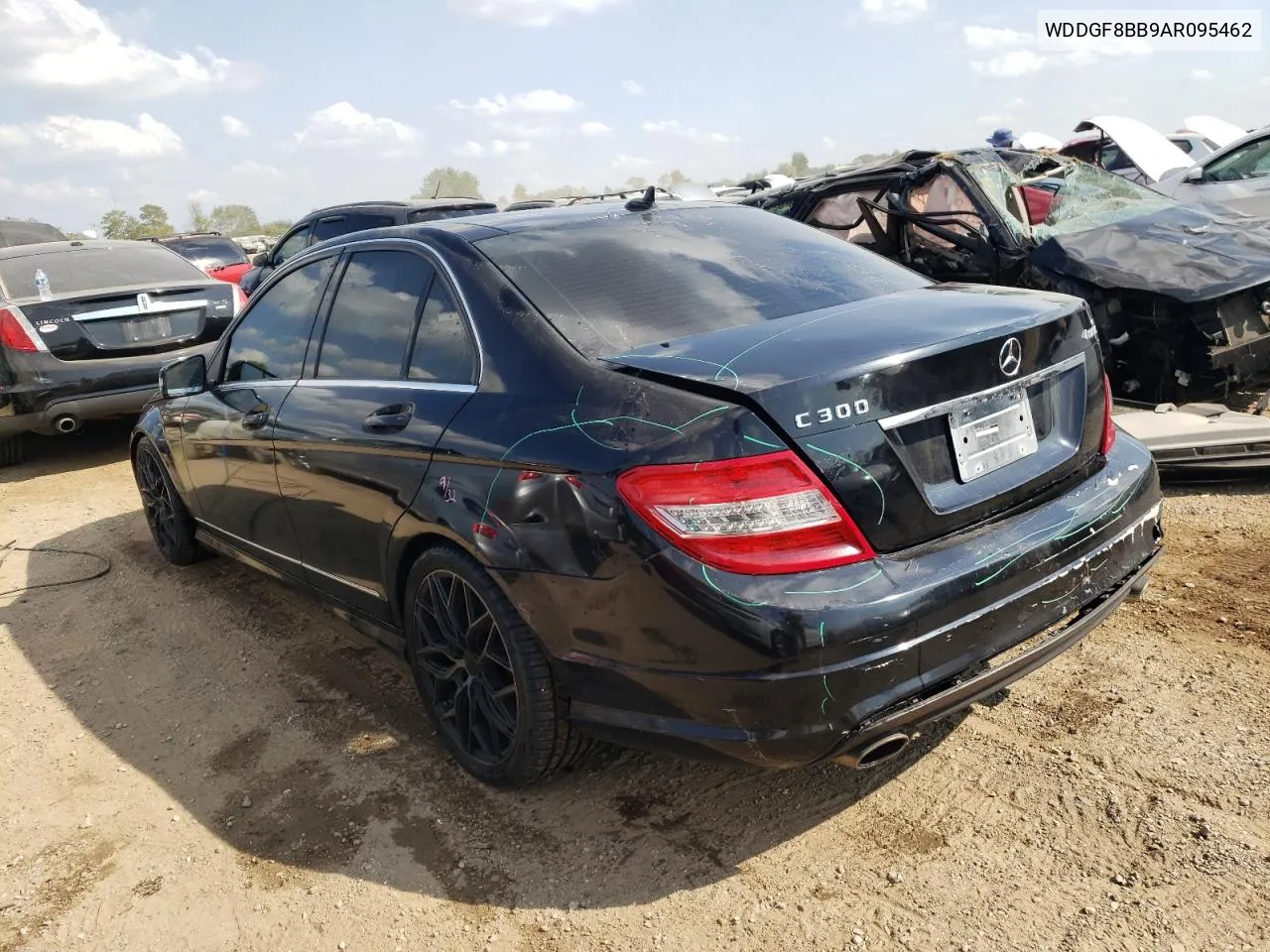 2010 Mercedes-Benz C 300 4Matic VIN: WDDGF8BB9AR095462 Lot: 68097444