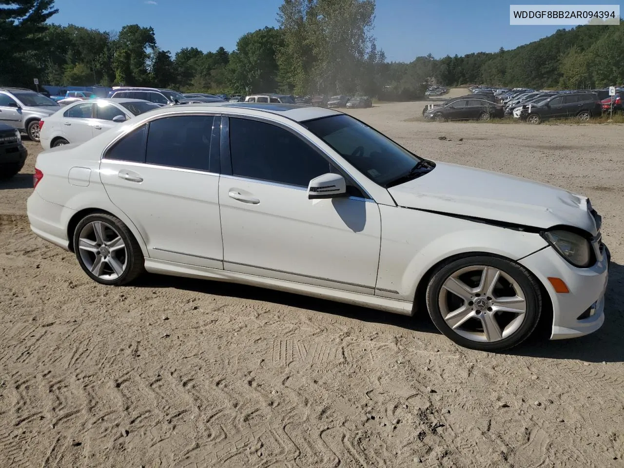 2010 Mercedes-Benz C 300 4Matic VIN: WDDGF8BB2AR094394 Lot: 69984284