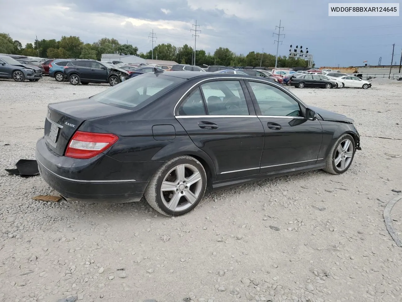 2010 Mercedes-Benz C 300 4Matic VIN: WDDGF8BBXAR124645 Lot: 70626124