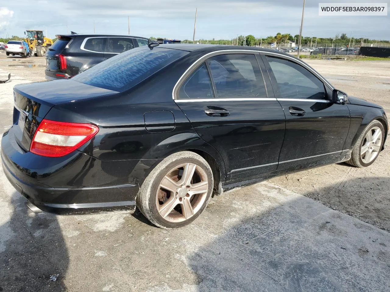 2010 Mercedes-Benz C 300 VIN: WDDGF5EB3AR098397 Lot: 71195464