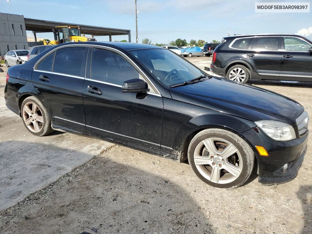 2010 Mercedes-Benz C 300 VIN: WDDGF5EB3AR098397 Lot: 71195464